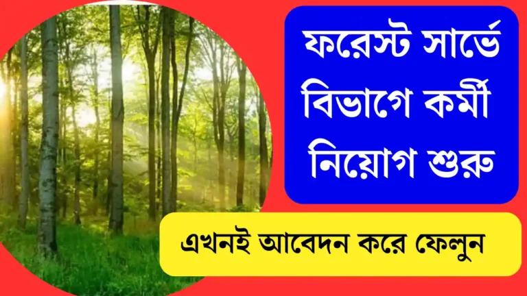 forest survey job recruitment